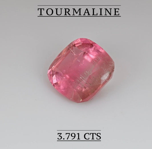 Bi Colour Tourmaline 3.791 CTS , Nigeria
