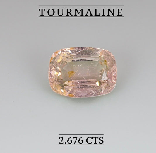 BI Colour Tourmaline 2.676 CTS , Nigeria