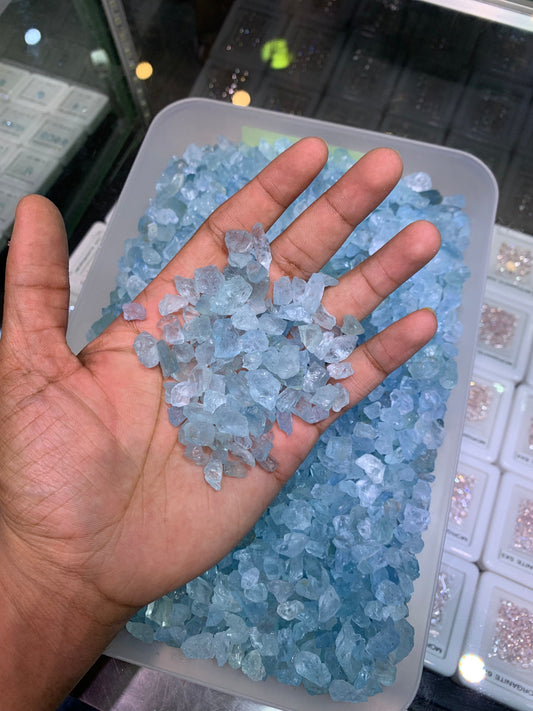 Natural Blue Aquamarine rough 1 pcs