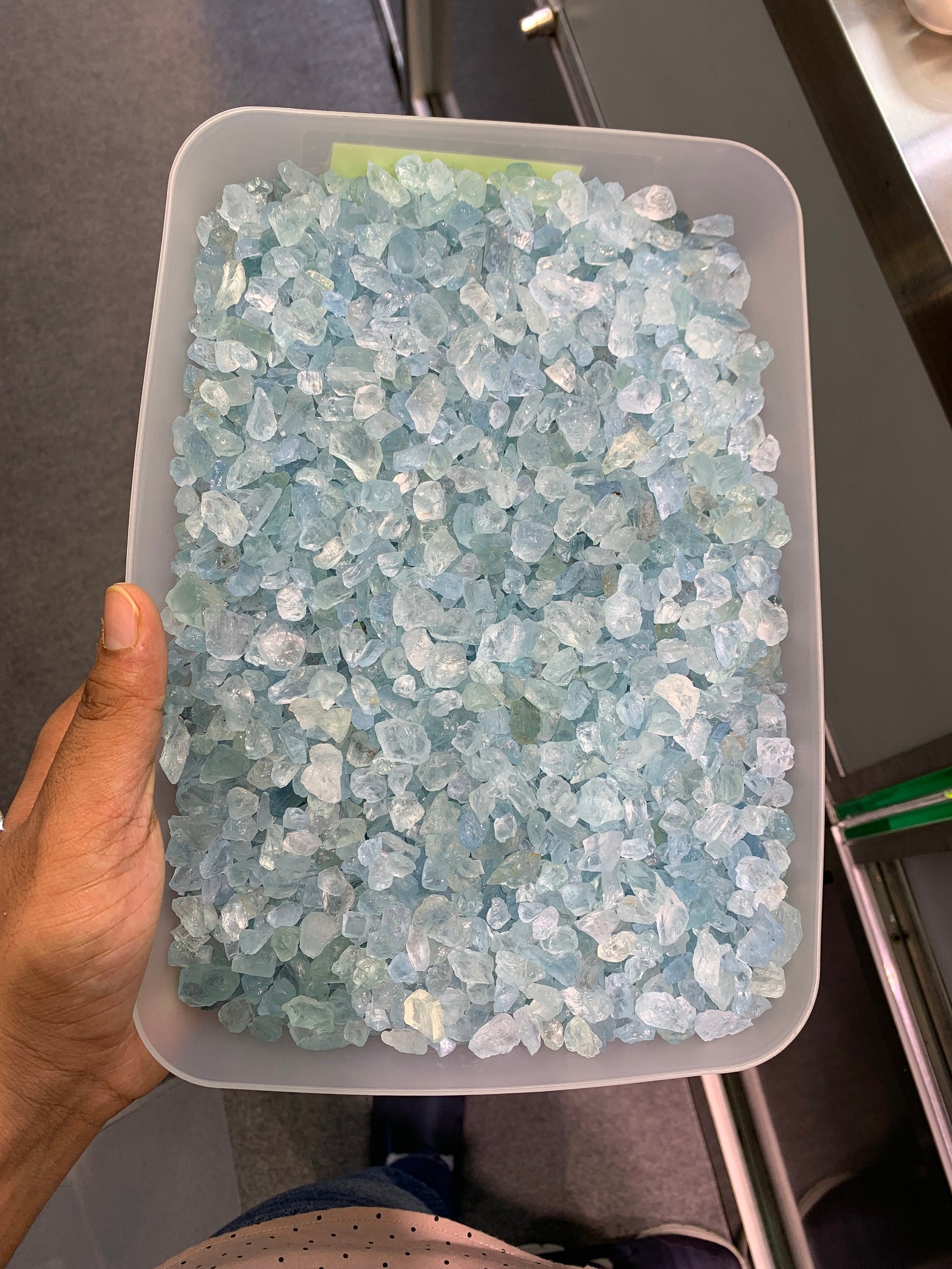 Natural Blue Aquamarine rough 1 pcs