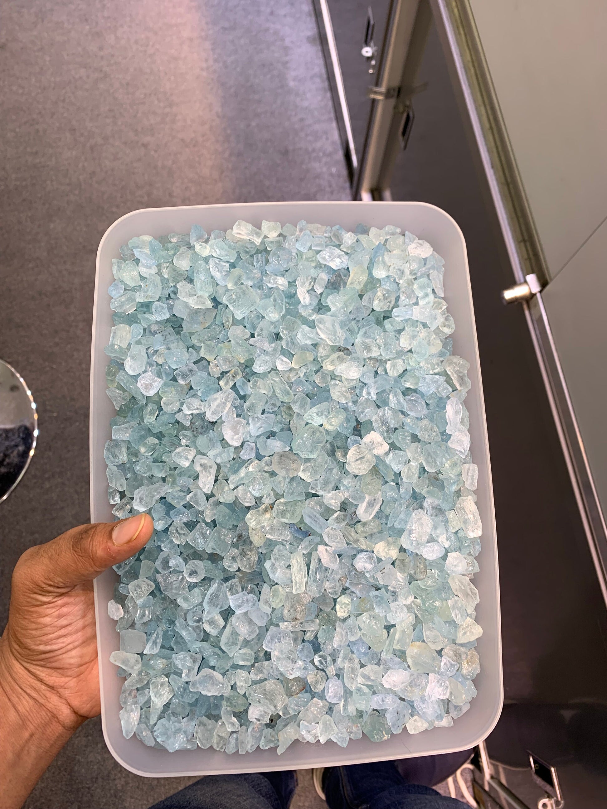 Natural Madagascar blue aquamarine rough 1 pcs