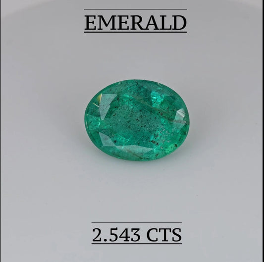 Natural Zambian Emeralds 2.543 Carats