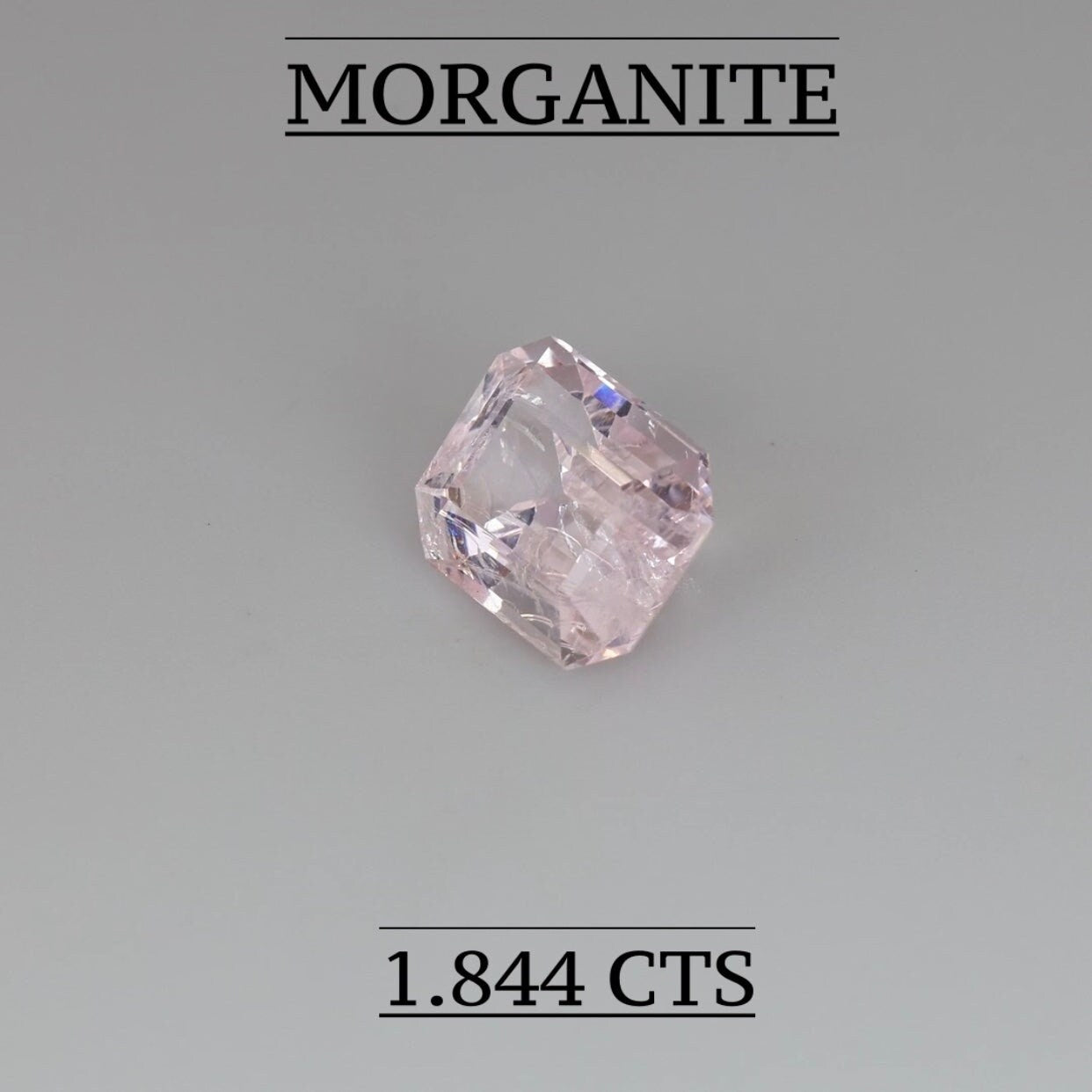 Natural Morganite 1.844 ct