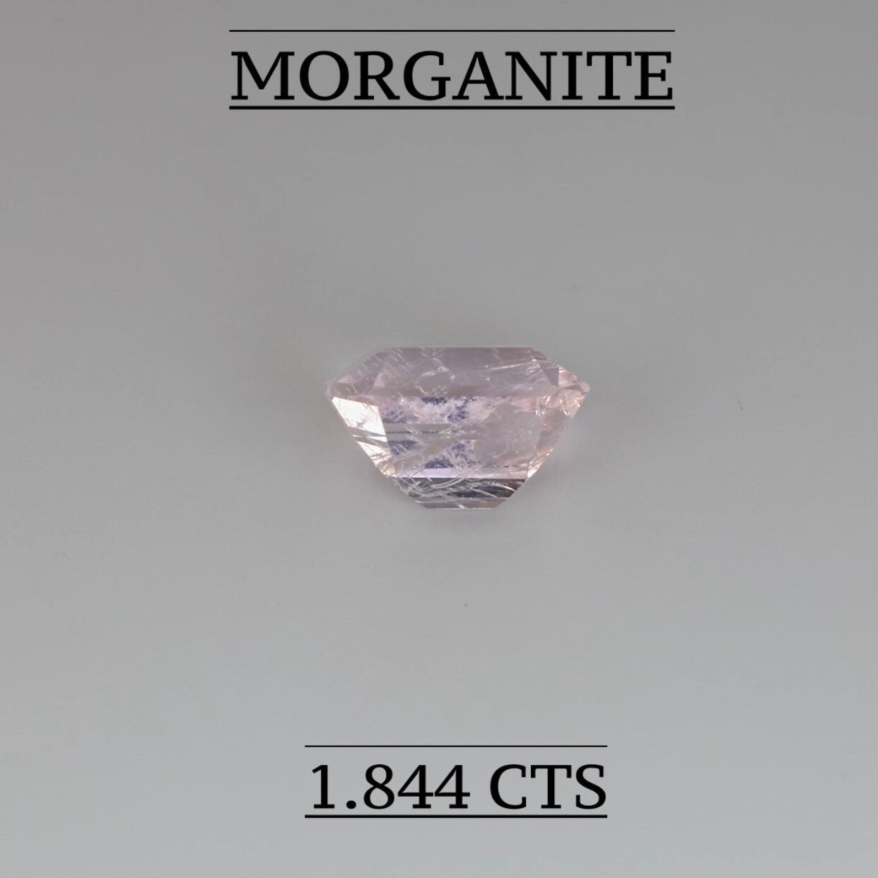 Natural Morganite 1.844 ct