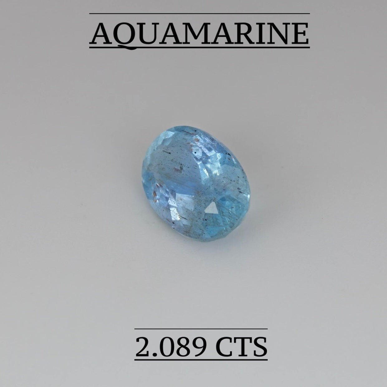 NATURAL AQUAMARINE 2.089 CTS