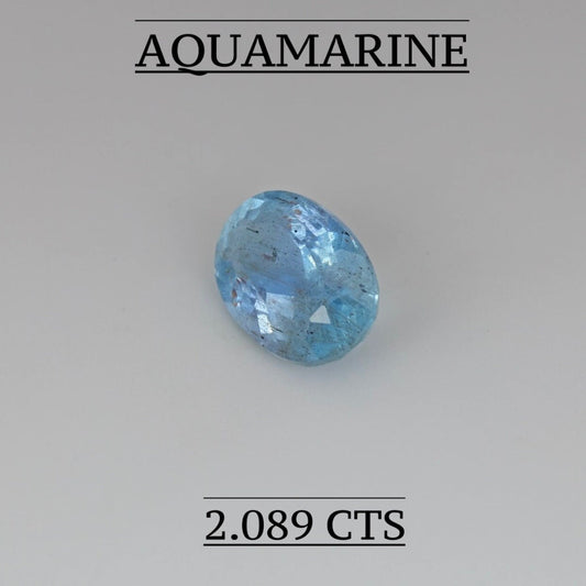 NATURAL AQUAMARINE 2.089 CTS