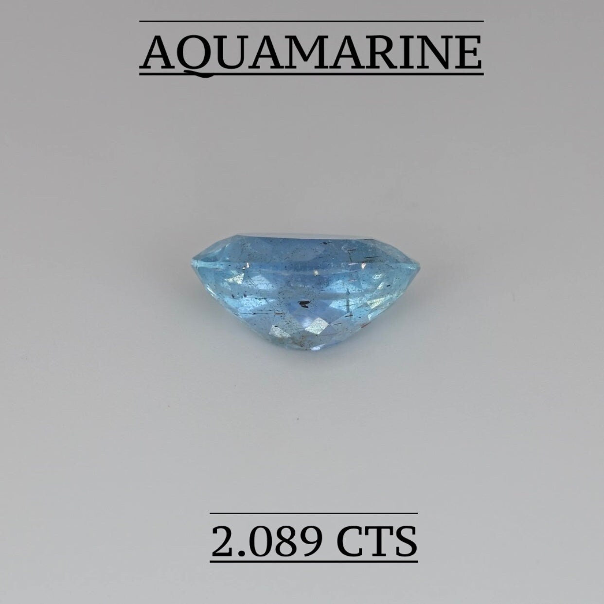 NATURAL AQUAMARINE 2.089 CTS