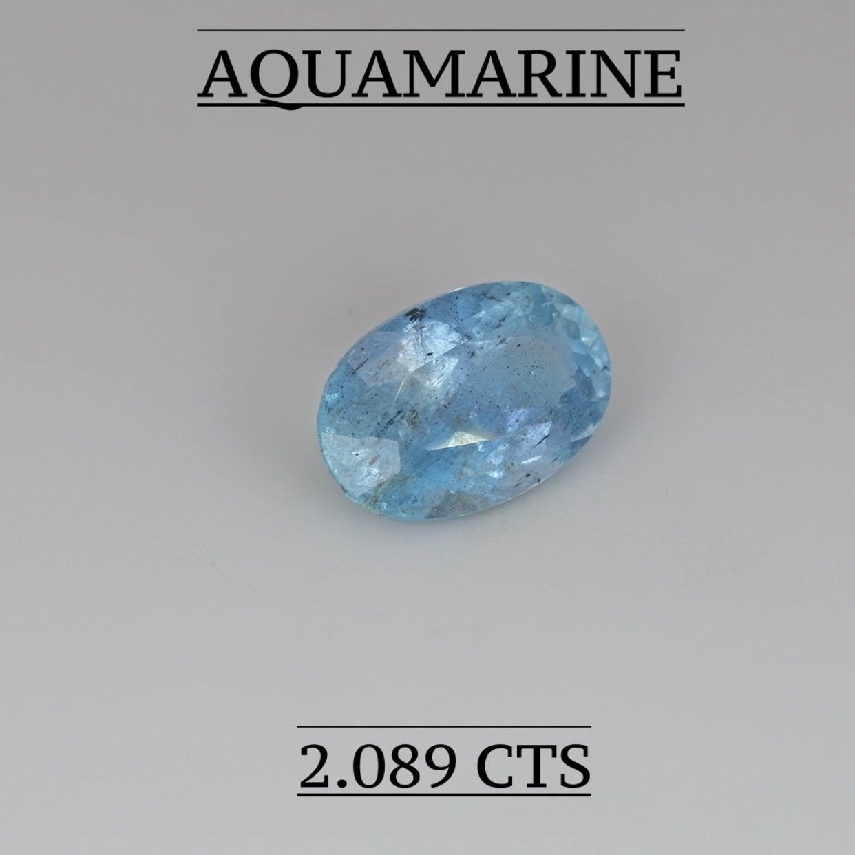 NATURAL AQUAMARINE 2.089 CTS