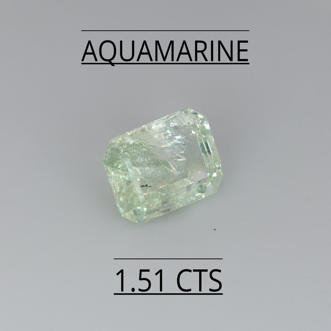 NATURAL AQUAMARINE 1.51 CTS