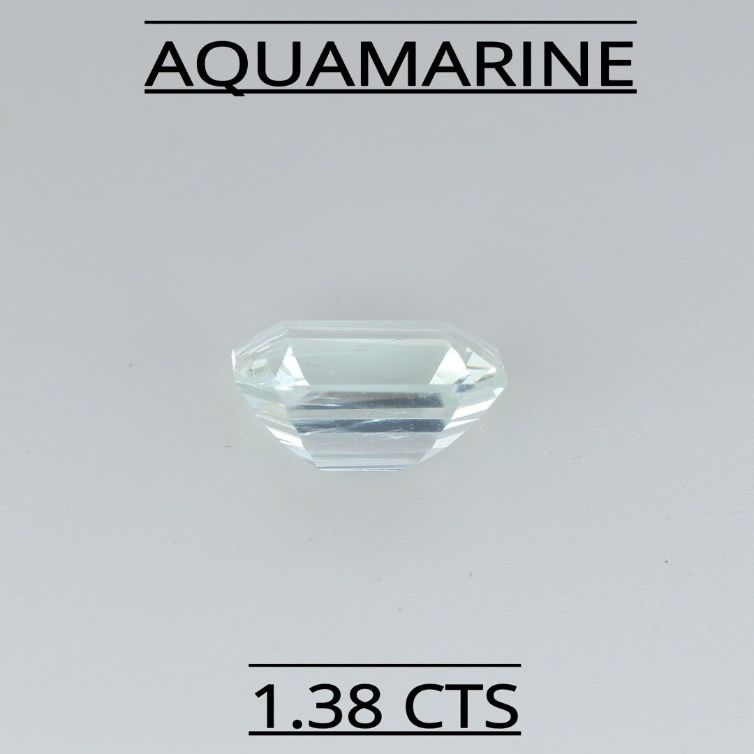 NATURAL AQUAMARINE 1.38 CTS