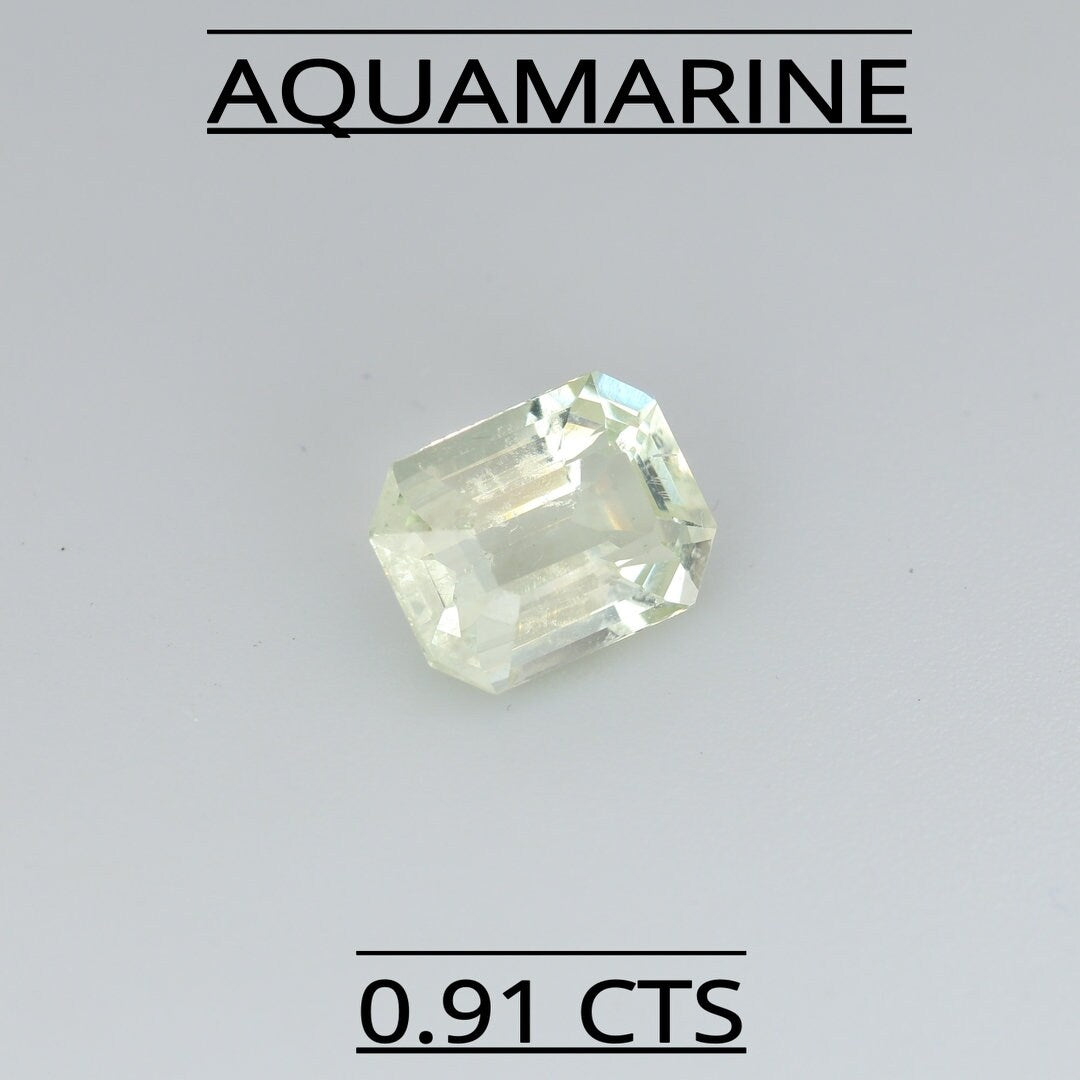 NATURAL AQUAMARINE 0.91 CTS
