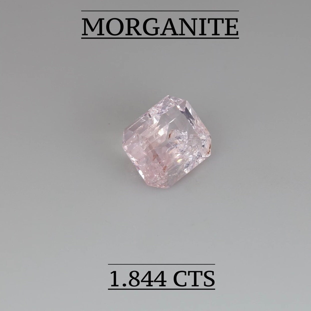 Natural Morganite 1.844 ct