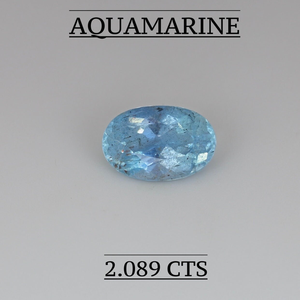 NATURAL AQUAMARINE 2.089 CTS