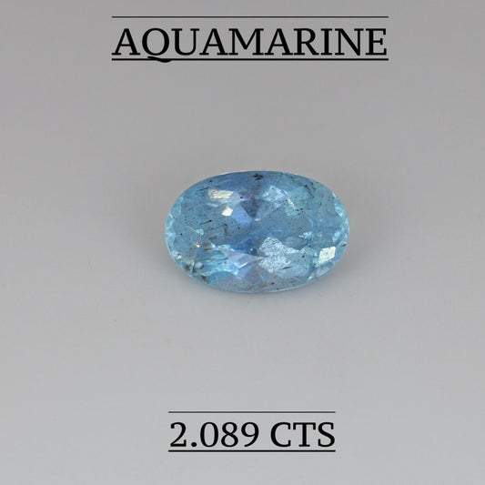 NATURAL AQUAMARINE 2.089 CTS