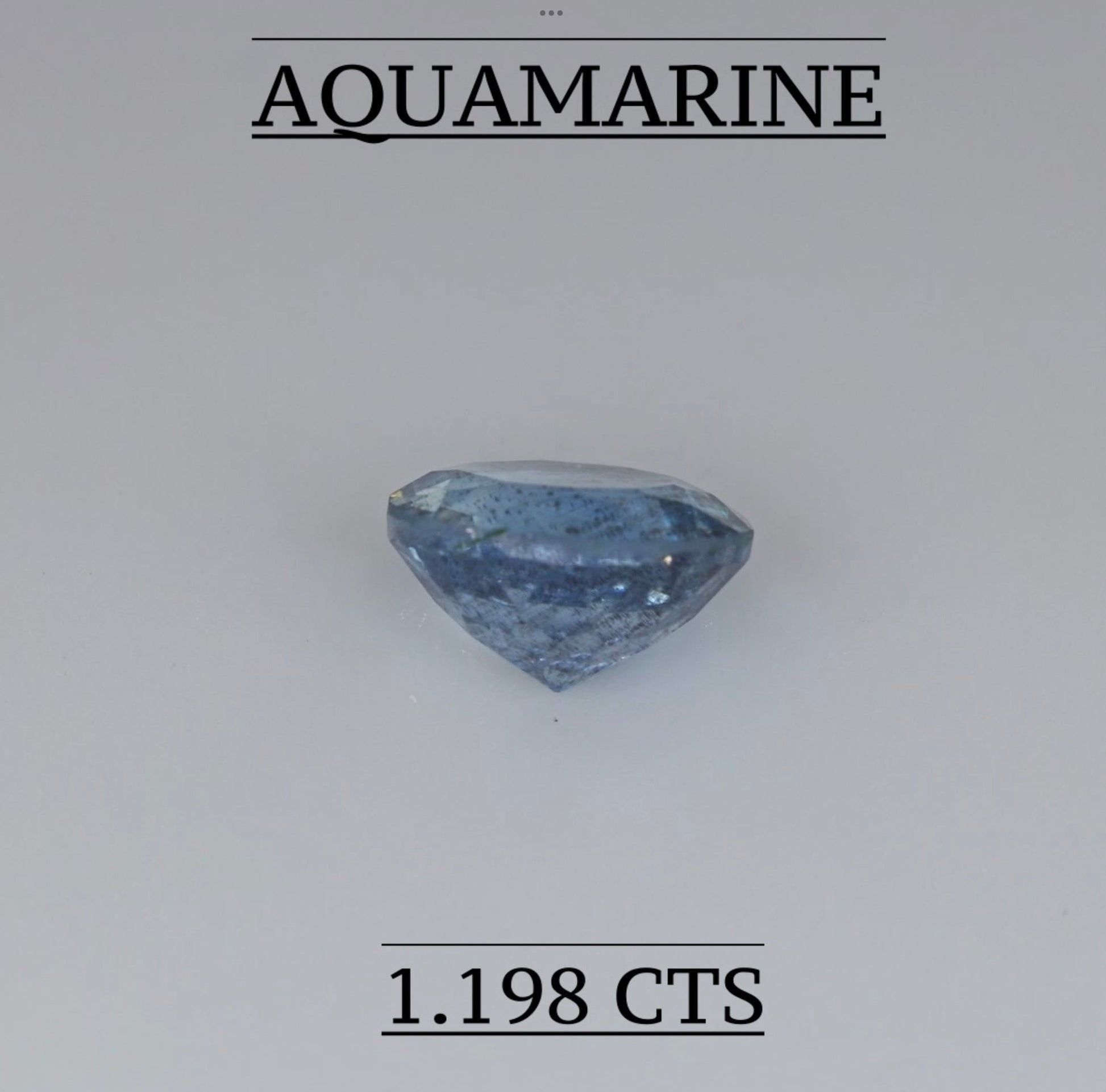 NATURAL AQUAMARINE 1.198 CTS