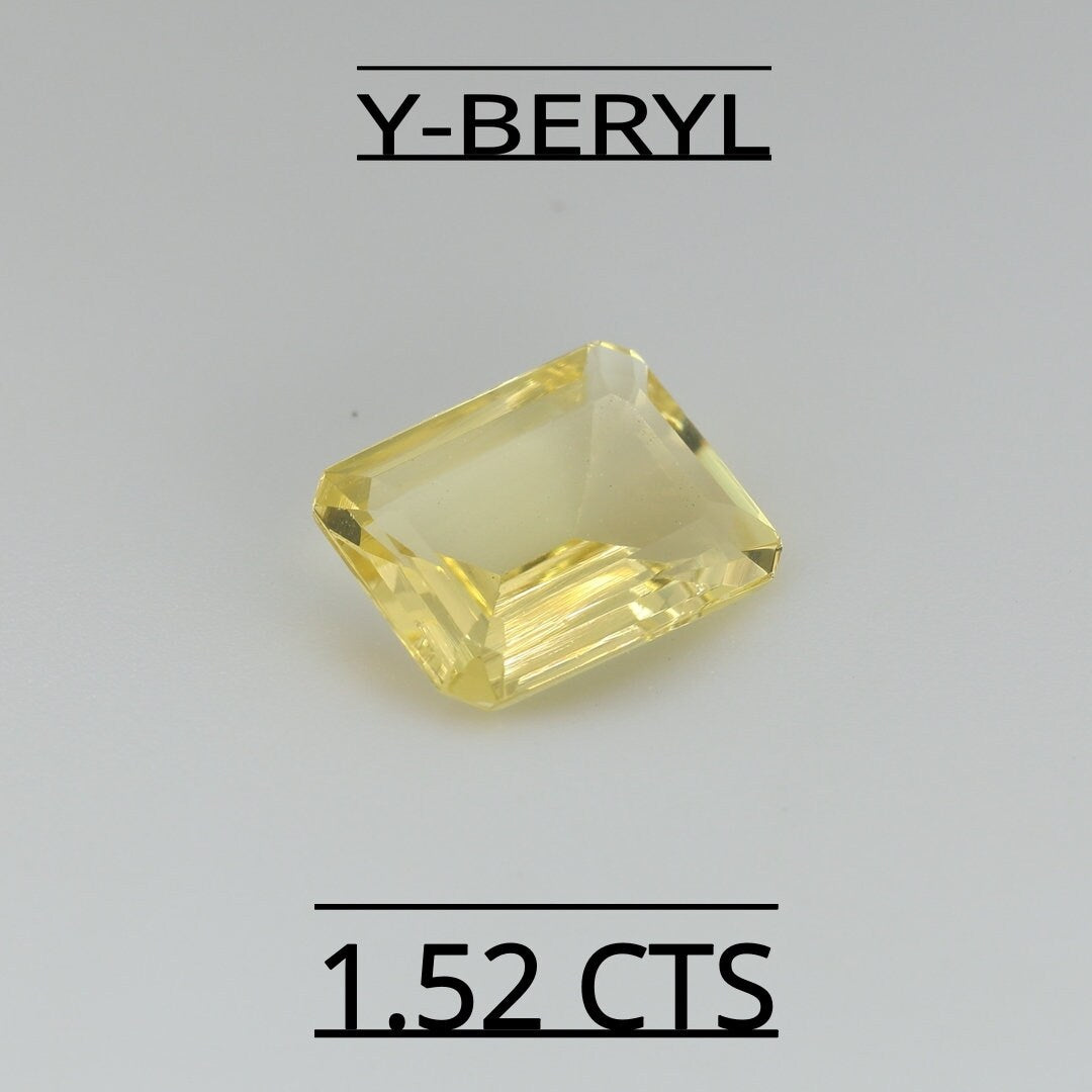 Natural Yellow Beryl 1.52 CARAT