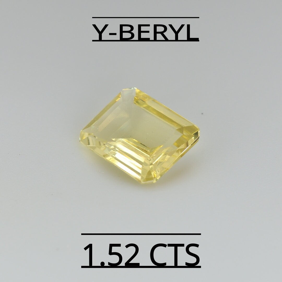 Natural Yellow Beryl 1.52 CARAT