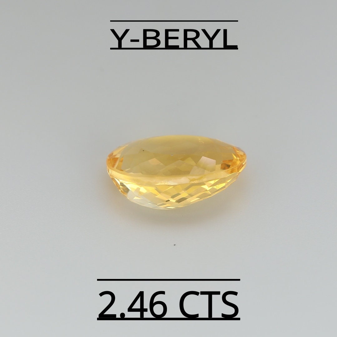 Natural Yellow Beryl 2.46 CARAT