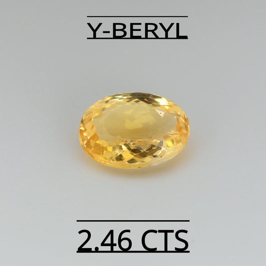 Natural Yellow Beryl 2.46 CARAT