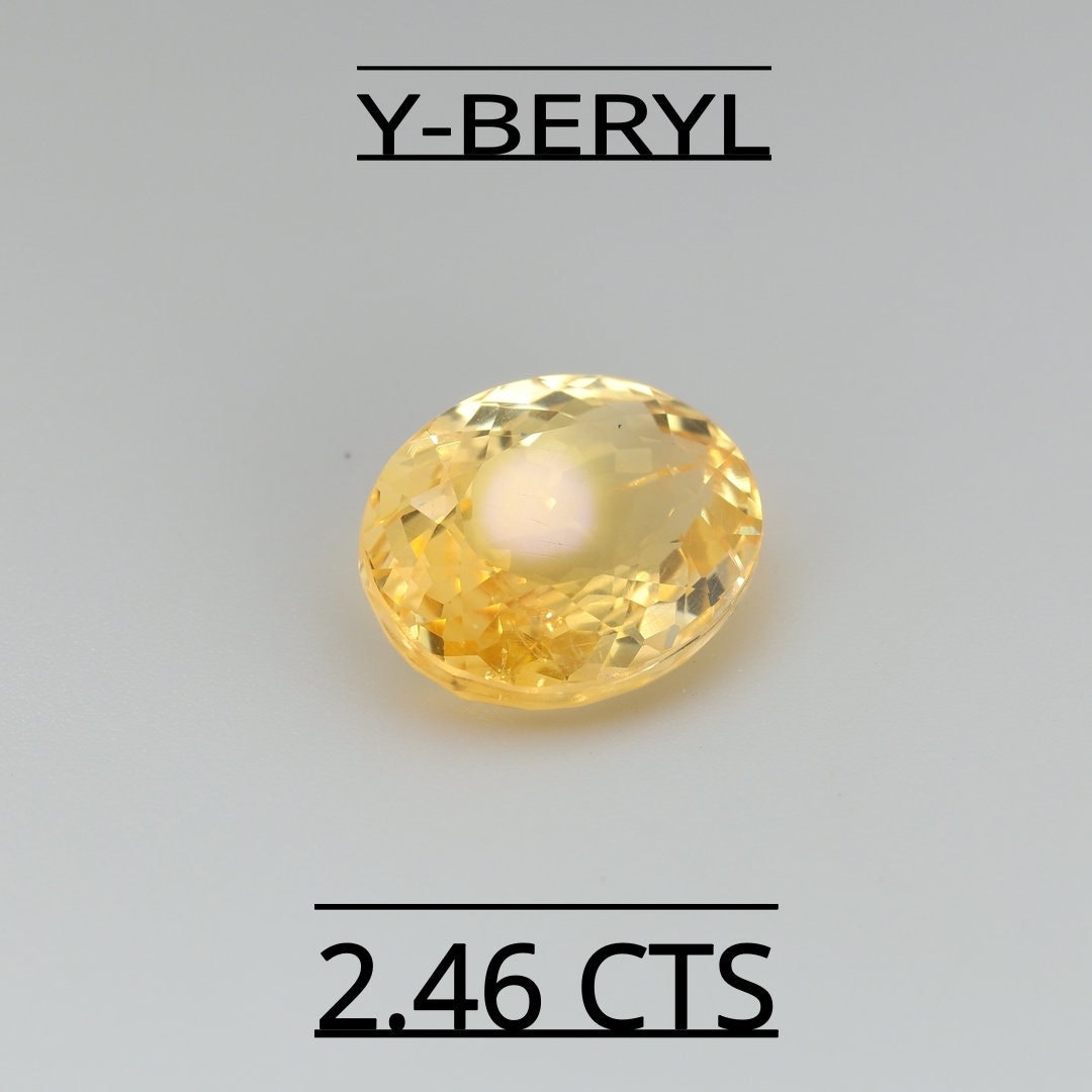 Natural Yellow Beryl 2.46 CARAT
