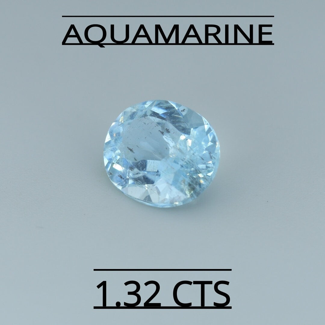 NATURAL AQUAMARINE 1.32 CTS