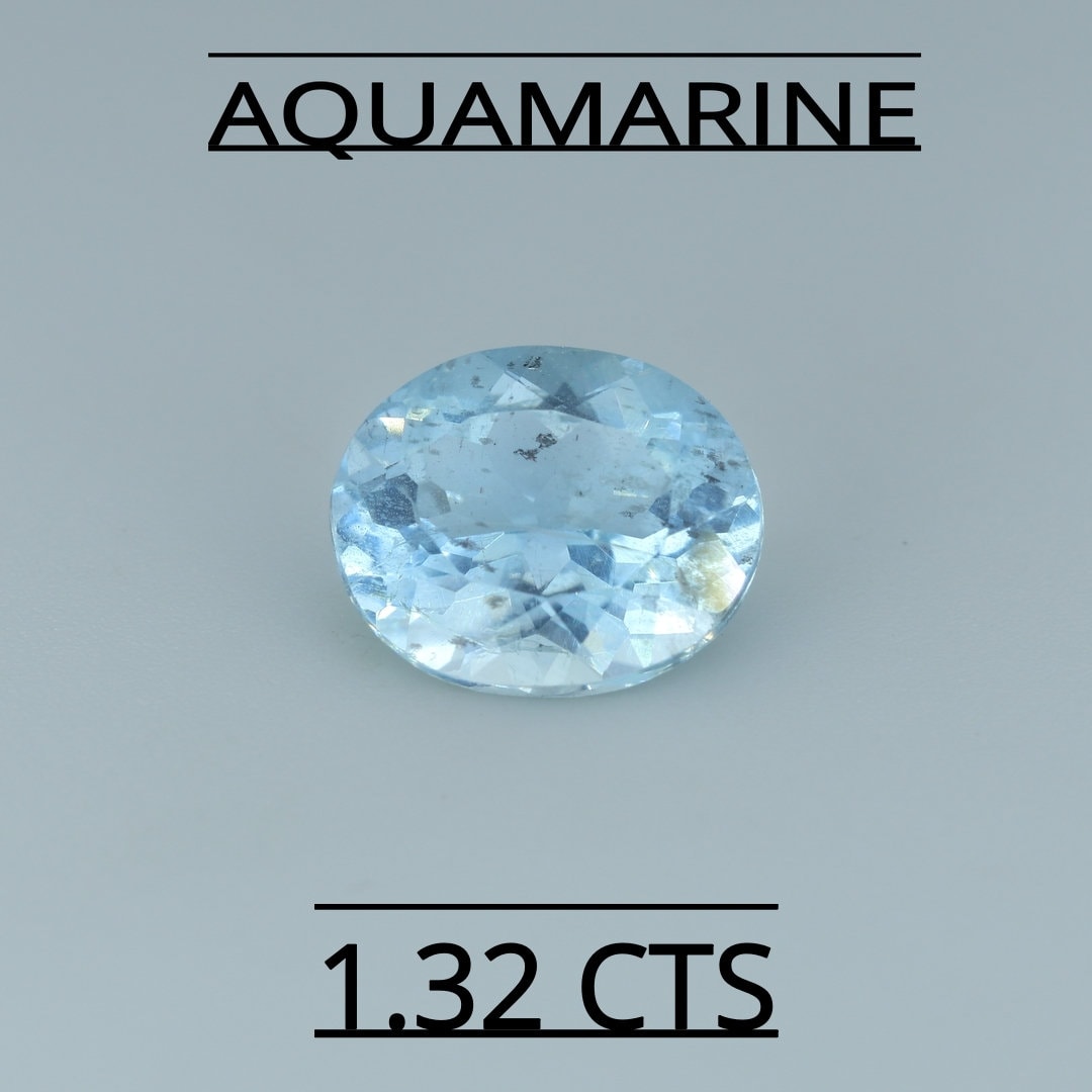 NATURAL AQUAMARINE 1.32 CTS