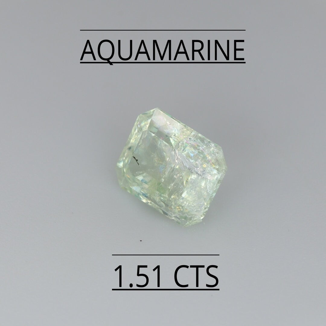NATURAL AQUAMARINE 1.51 CTS