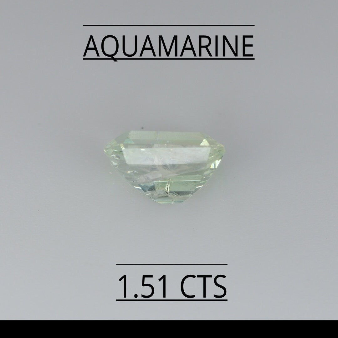NATURAL AQUAMARINE 1.51 CTS