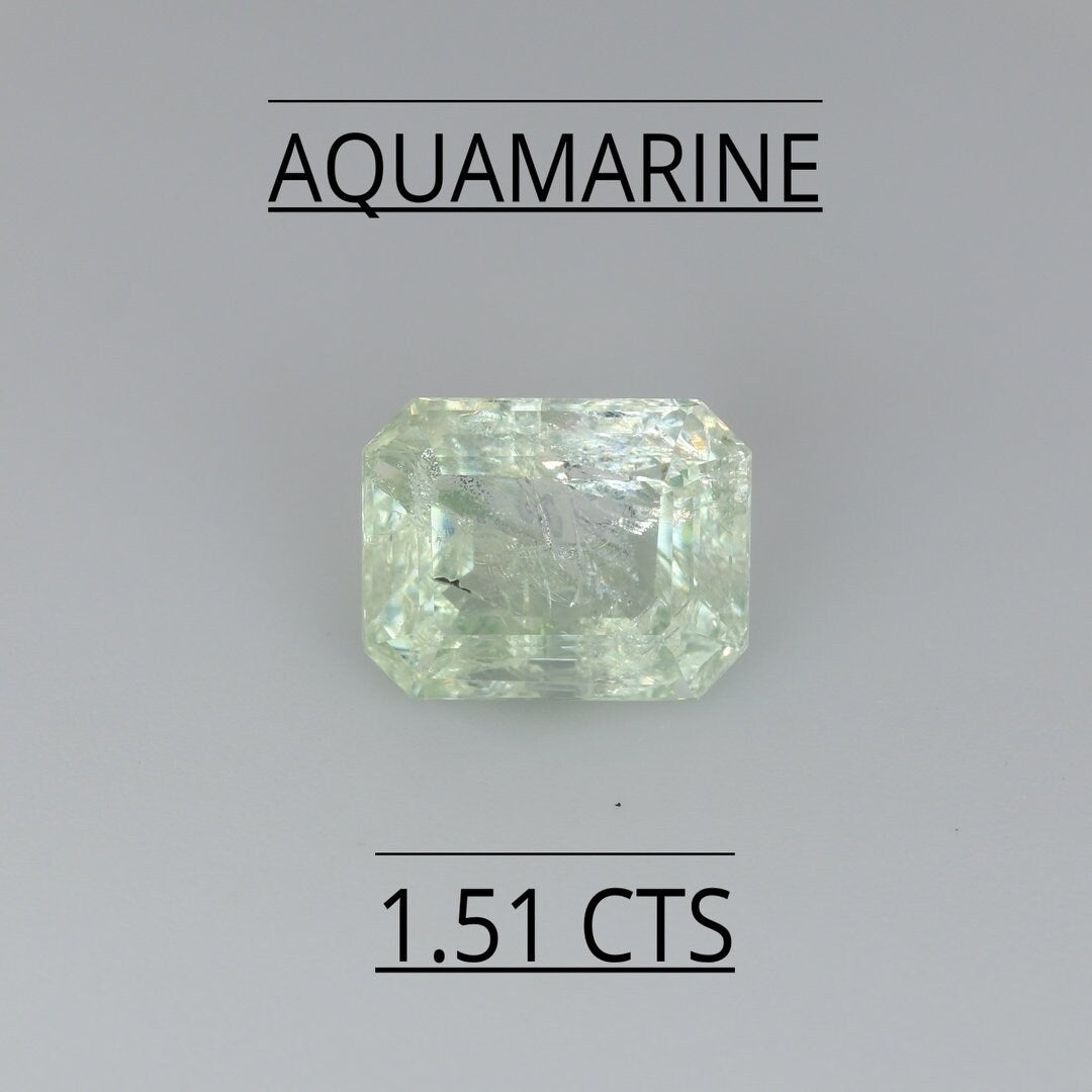 NATURAL AQUAMARINE 1.51 CTS