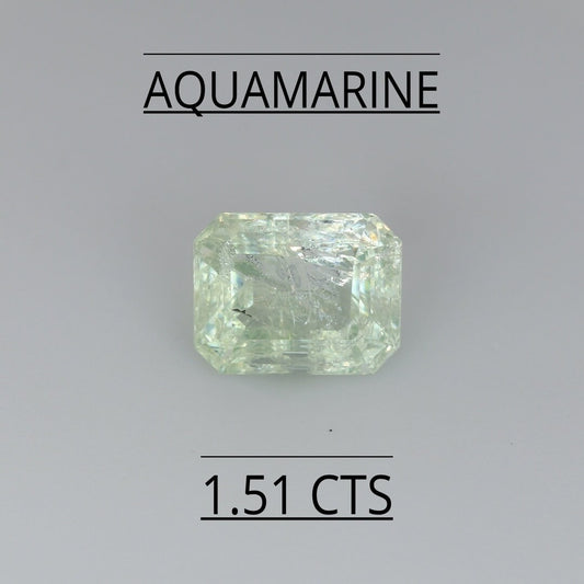 NATURAL AQUAMARINE 1.51 CTS