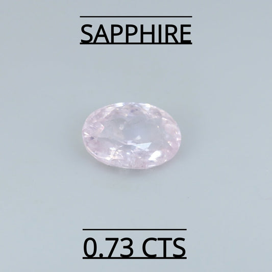NATURAL PADPARACHA SAPPHIRE 0.73 cts