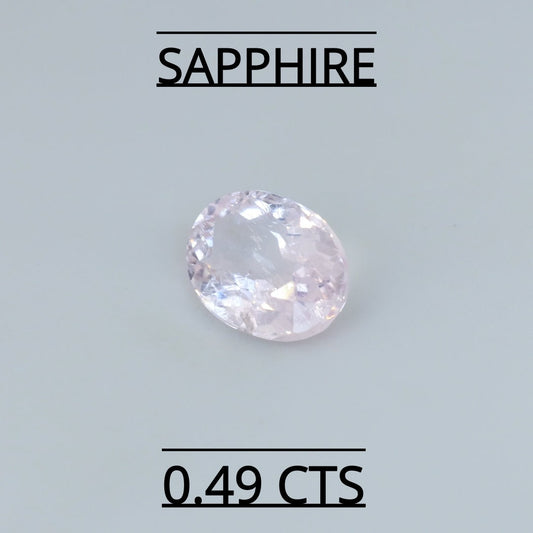 NATURAL PADPARACHA SAPPHIRE 0.49 cts