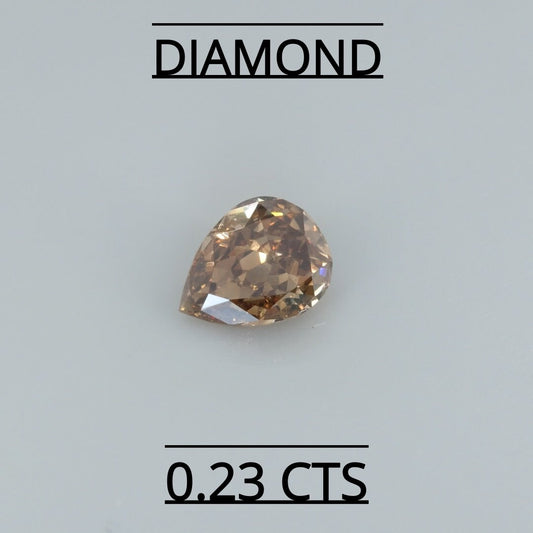 Natural Fancy Brown diamond 0.23 cts