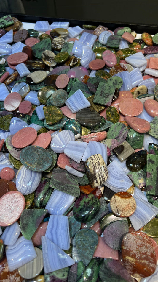 Natural Mix Cabochons 10 pieces set