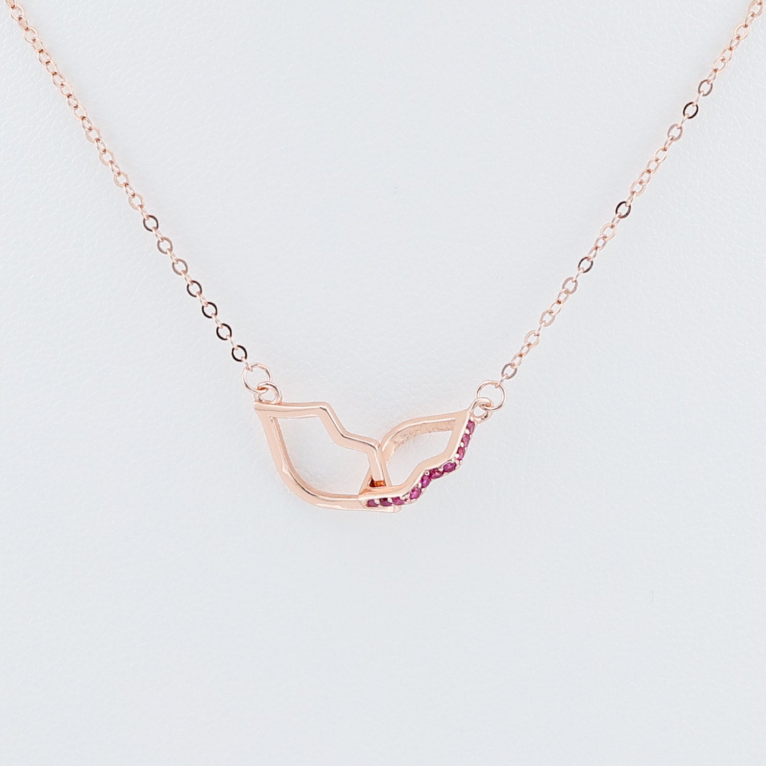 Rose Gold 925 Sterling silver Neckalce