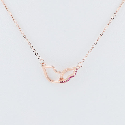 Rose Gold 925 Sterling silver Neckalce