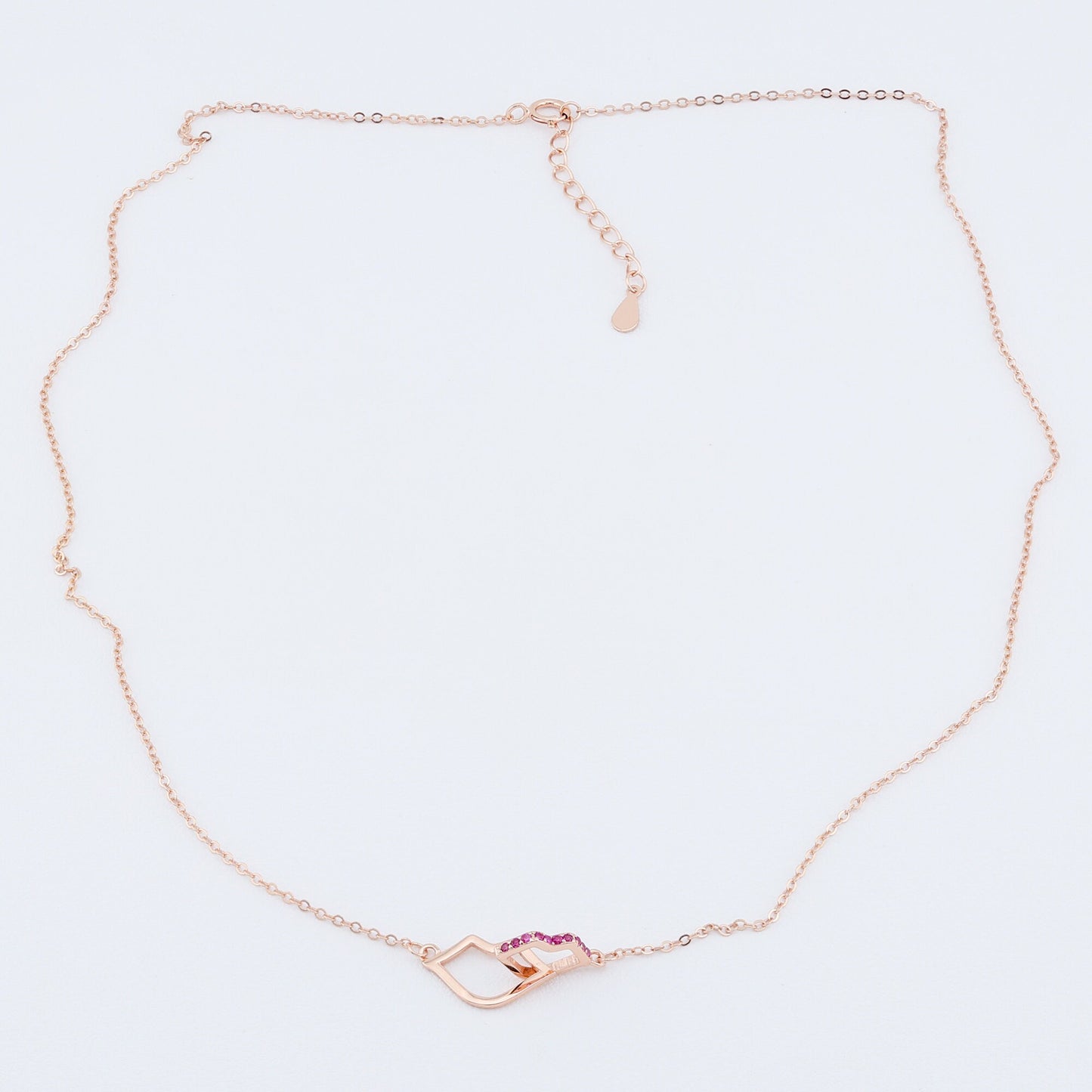 Rose Gold 925 Sterling silver Neckalce