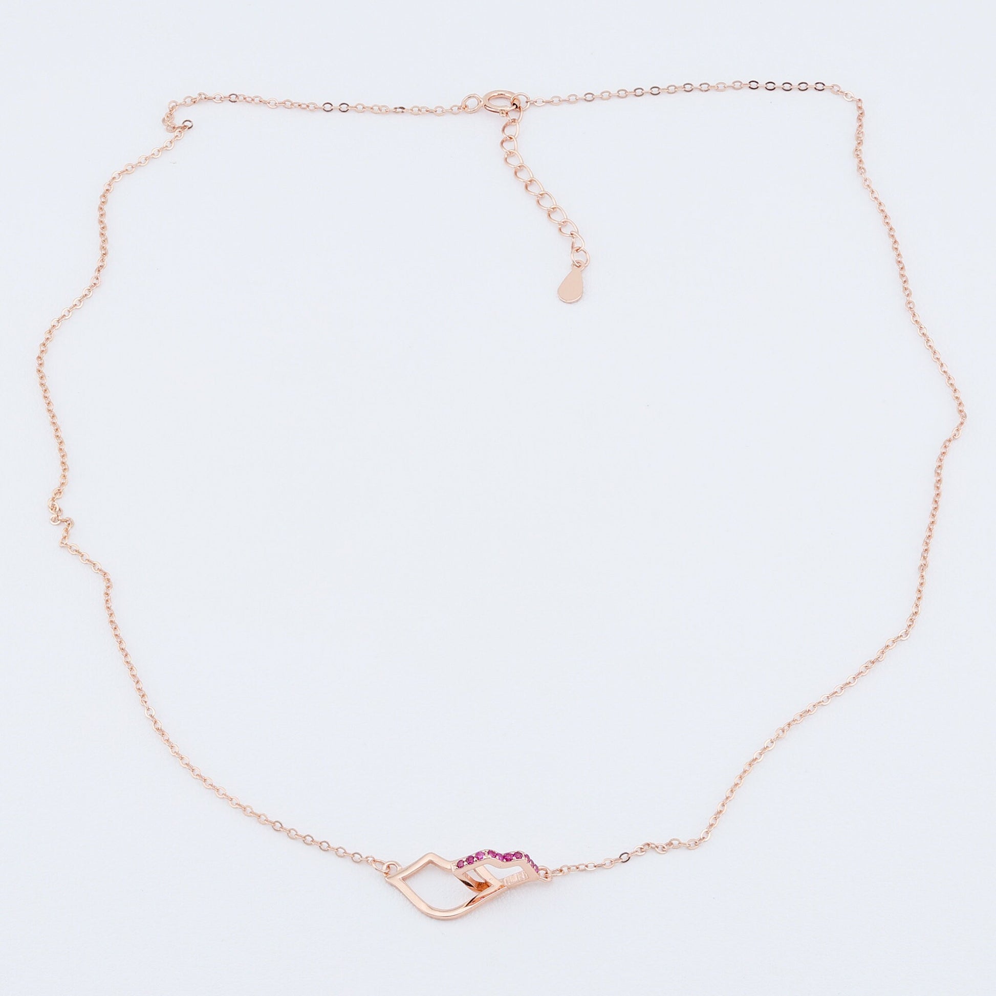Rose Gold 925 Sterling silver Neckalce