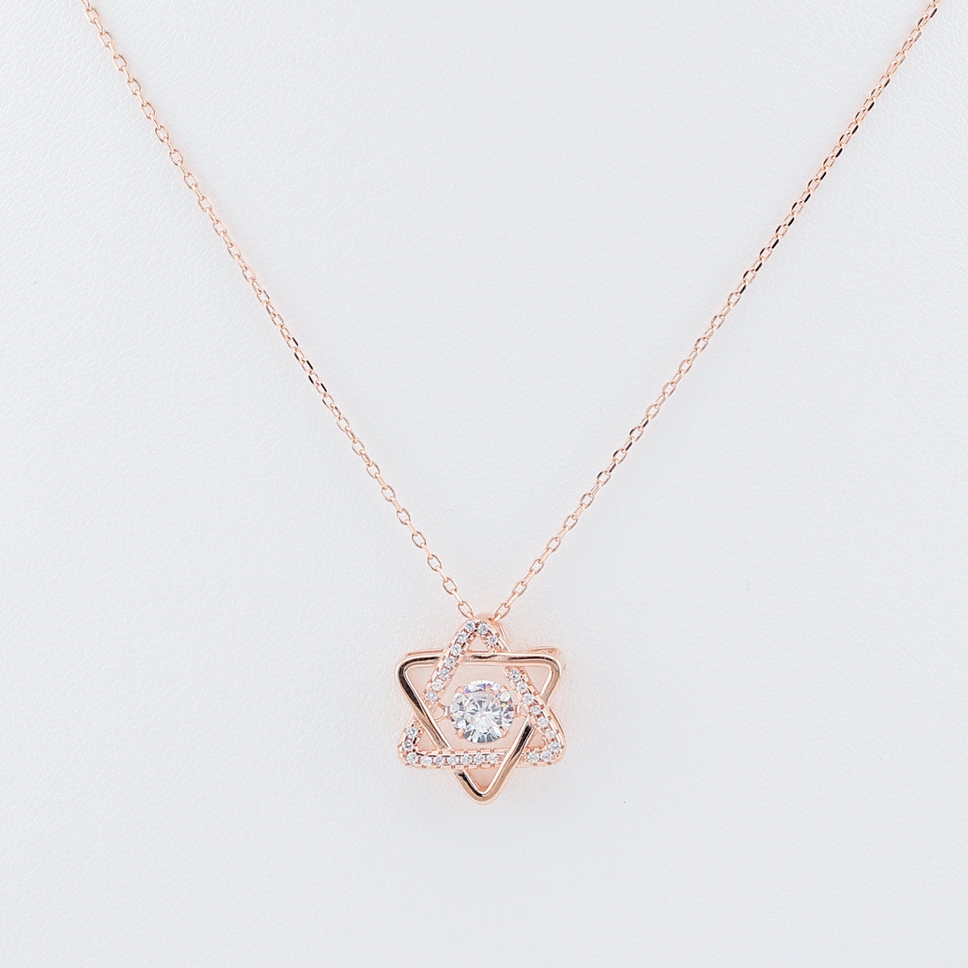 Rose Gold 925 Sterling silver Neckalce