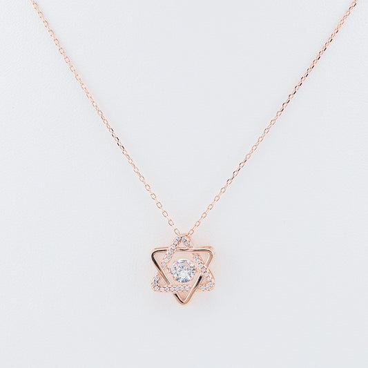 Rose Gold 925 Sterling silver Neckalce