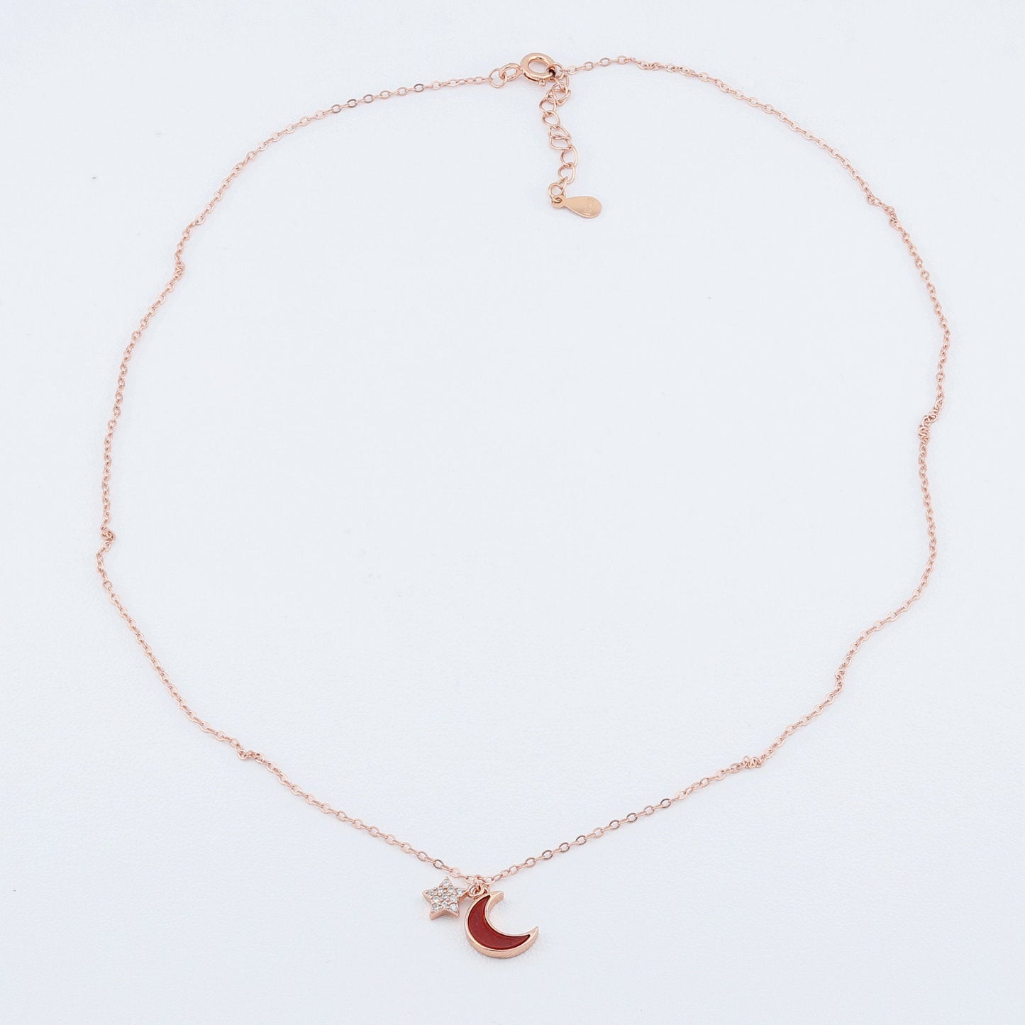 Rose Gold 925 Sterling silver Neckalce
