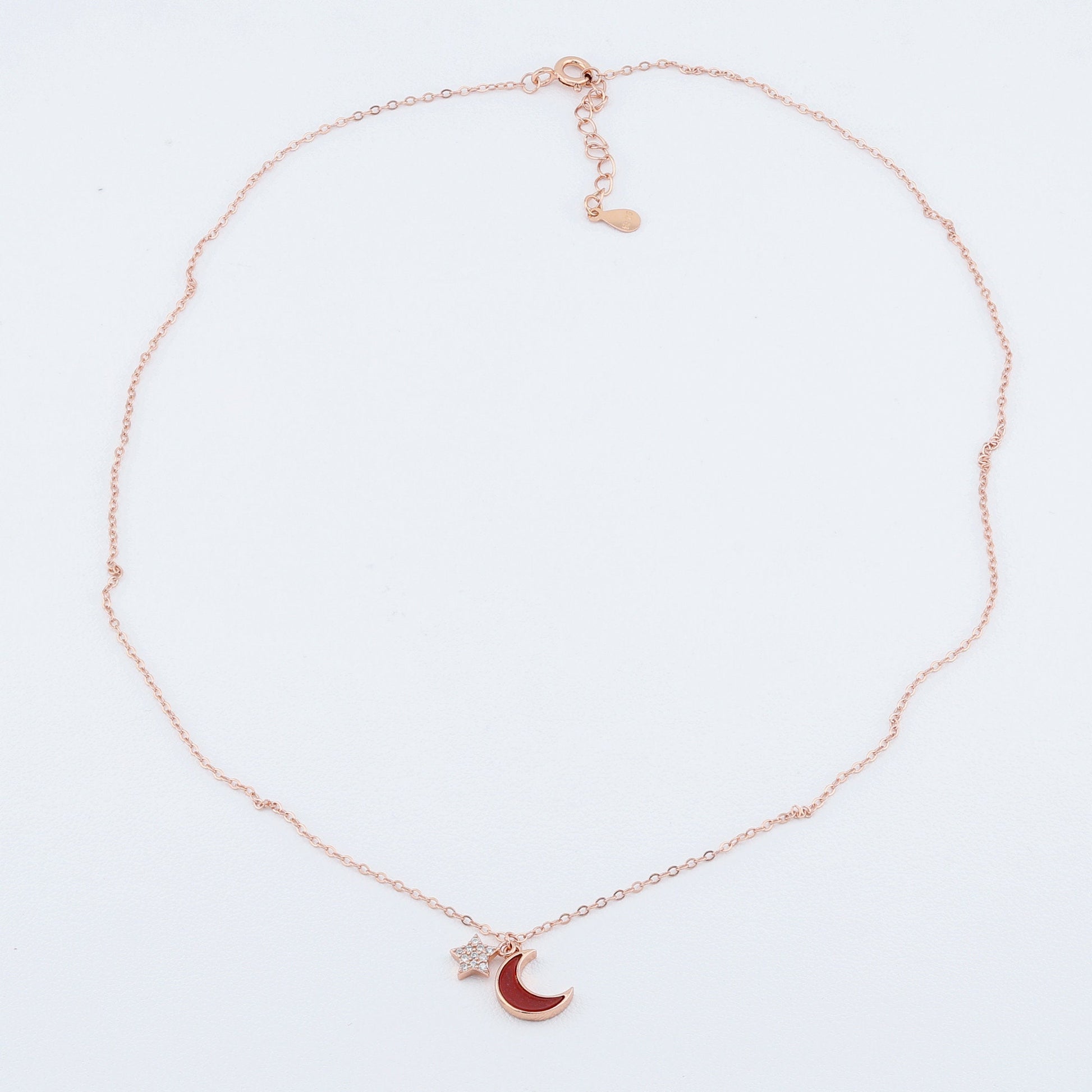 Rose Gold 925 Sterling silver Neckalce