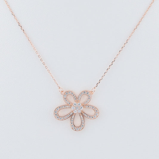 Rose Gold 925 Sterling silver Neckalce