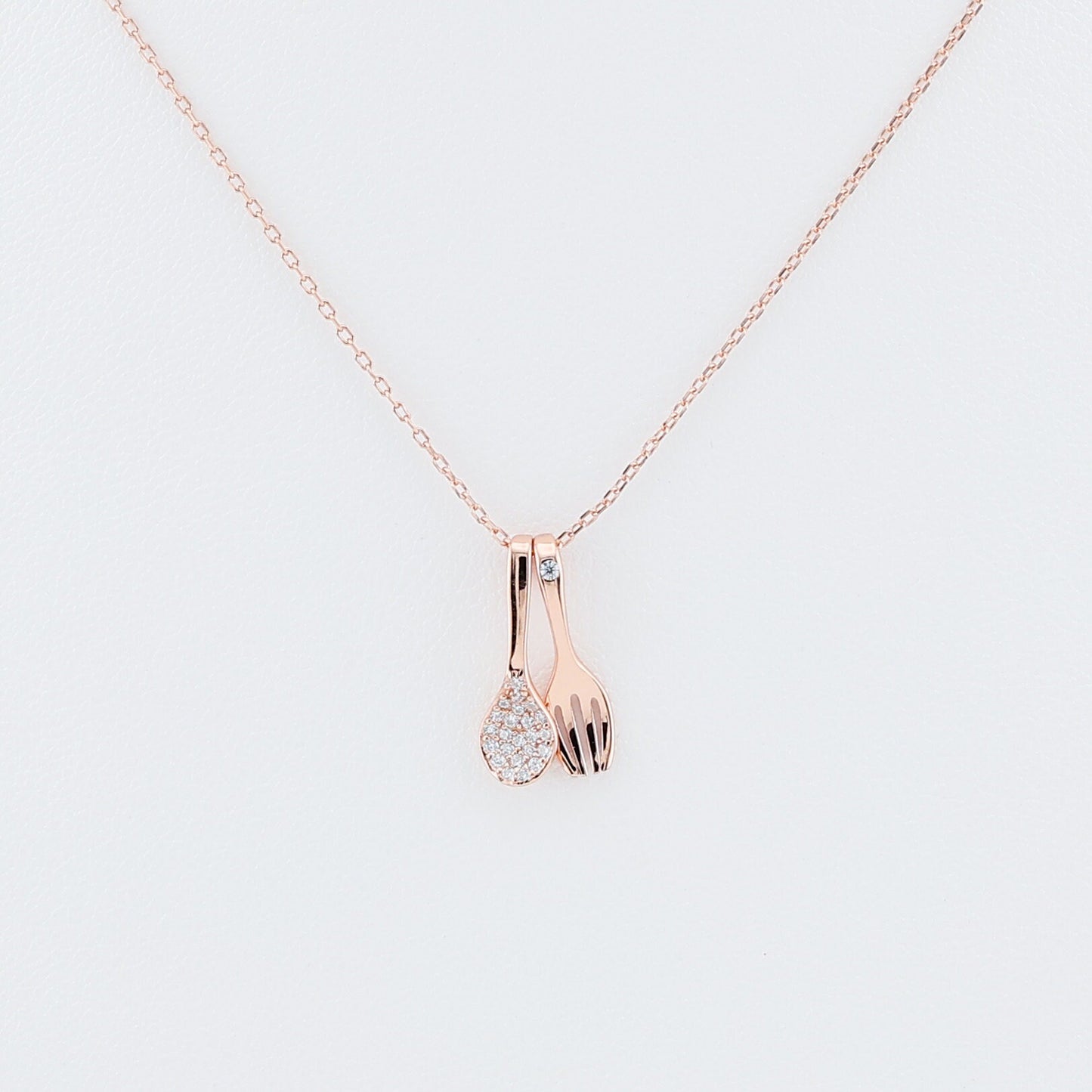 Rose Gold 925 Sterling silver Neckalce
