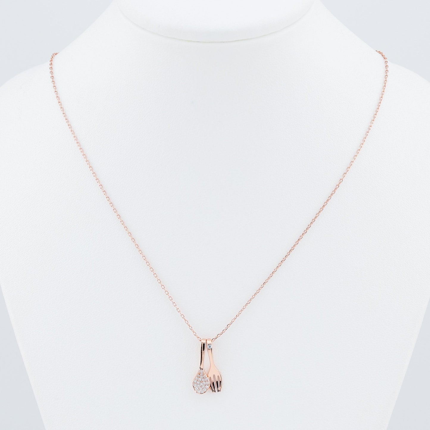 Rose Gold 925 Sterling silver Neckalce