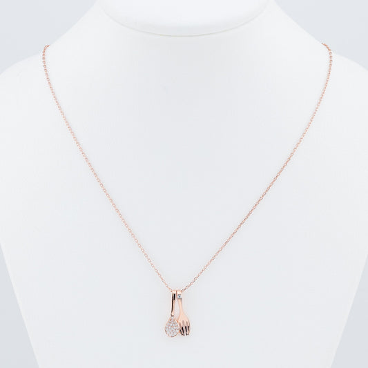 Rose Gold 925 Sterling silver Neckalce