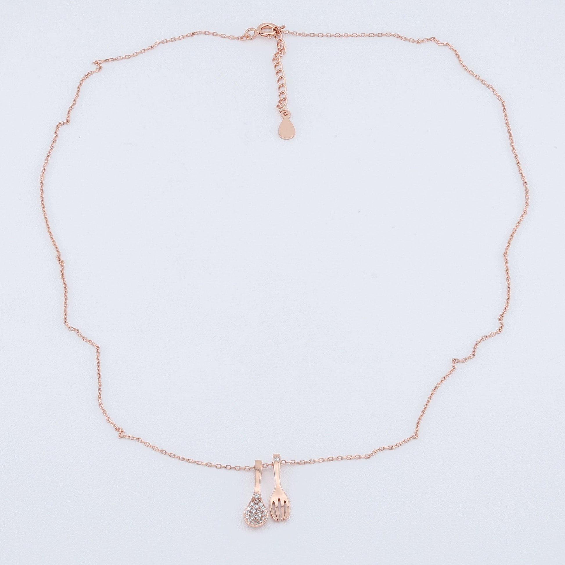 Rose Gold 925 Sterling silver Neckalce