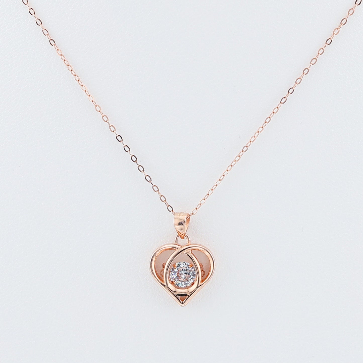 Rose Gold 925 Sterling silver Neckalce