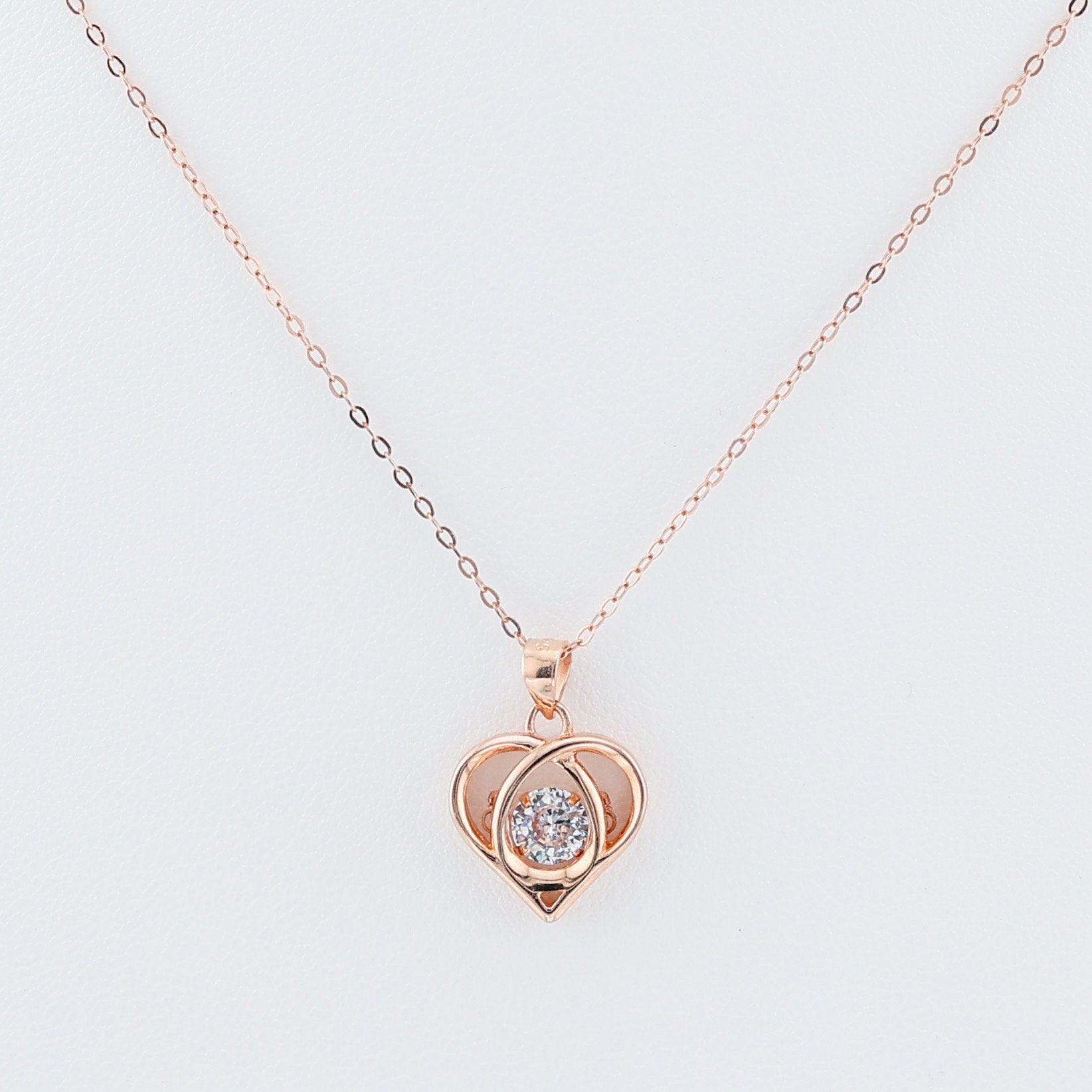 Rose Gold 925 Sterling silver Neckalce
