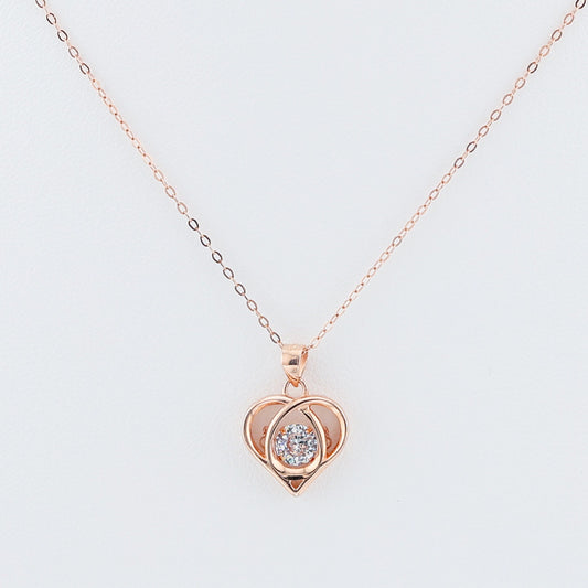 Rose Gold 925 Sterling silver Neckalce